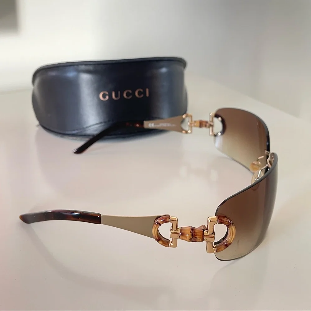 Gucci Brown Gradient Sunglasses - Picture 2 of 7